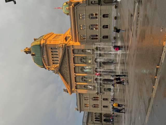 Bundeshaus im Sonnenuntergang